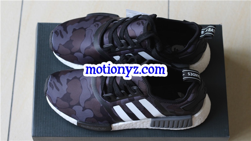 Best Version Adidas NMD R1 Bape Camo Black